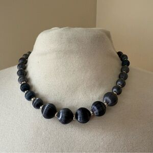 1960s Silk Beaded‎ Necklace